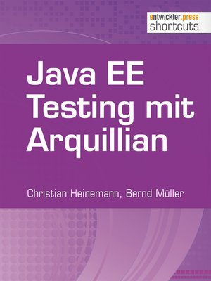 cover image of Java EE Testing mit Arquillian